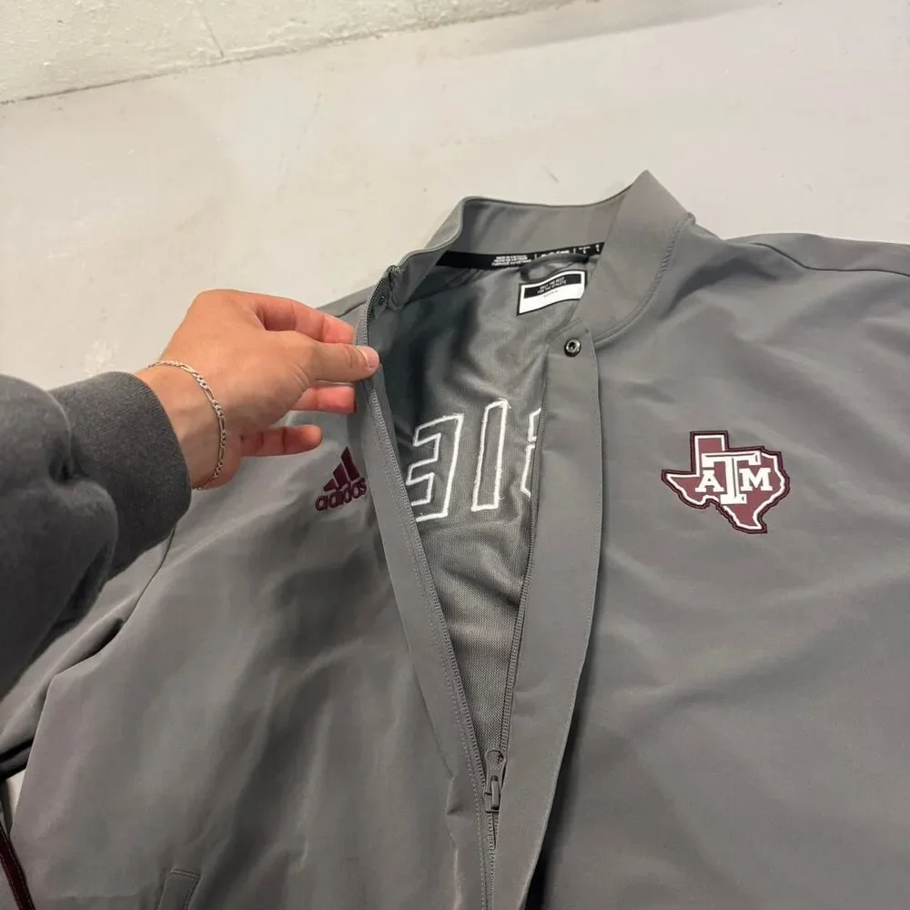 Adidas Men's Grey Jacket